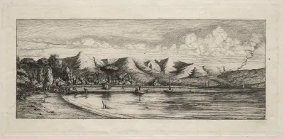 Seine Fishing off Charcoal Burner's Point, Akaroa
