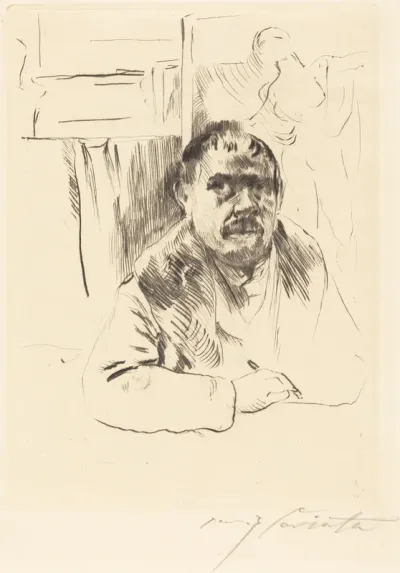 Selbstbildnis im Pelz (Self-Portrait in a Fur Coat)