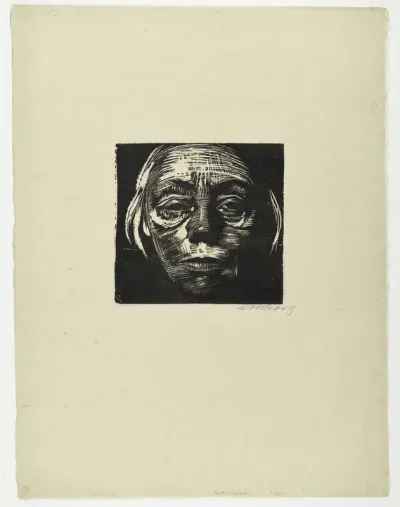 "Selbstbildnis von vorn"