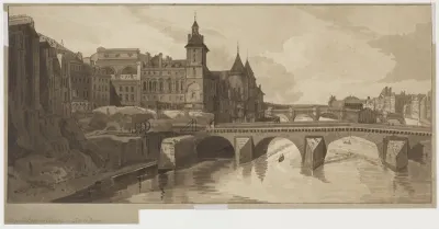 Selection of Twenty of the Most Picturesque Views in Paris:View of Pont au Change