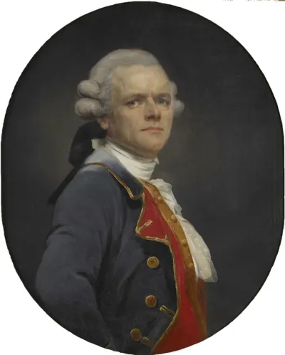 Self-portrait as a naval officer