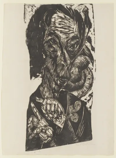 Self Portrait as a Sick Man (The Sick Man)