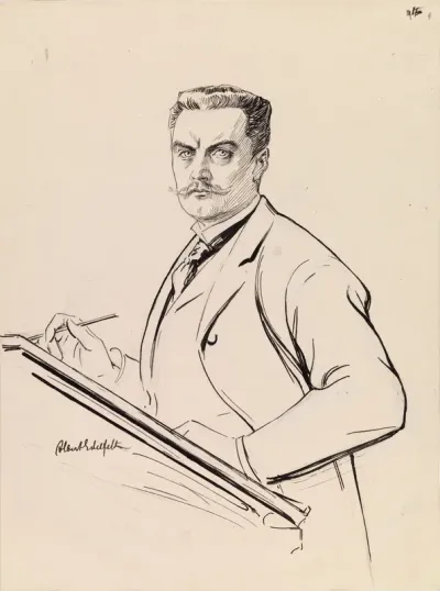 Self-Portrait at the Desk
