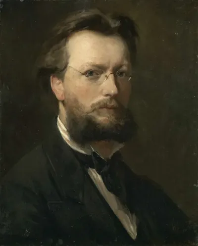 Self-portrait, Christian Meyer Ross