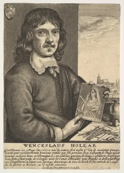 Self-Portrait, from "Image de divers hommes: The true effigies of the most eminent Painters"