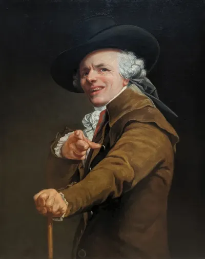 Self-Portrait in a Mocking Pose