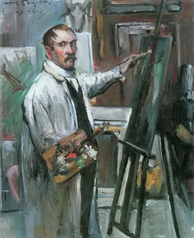 Self-portrait in the atelier