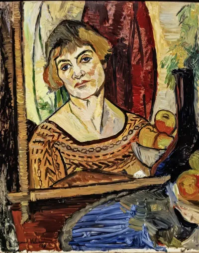 Self-portrait in the mirror