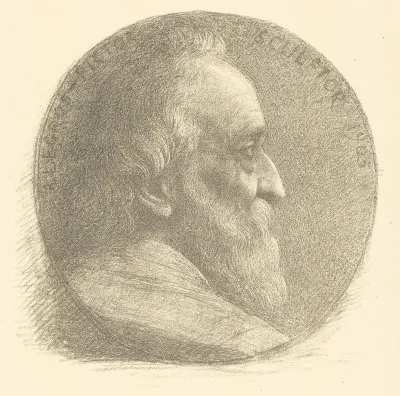 Self-Portrait, Medallion, No.1, 9th plate