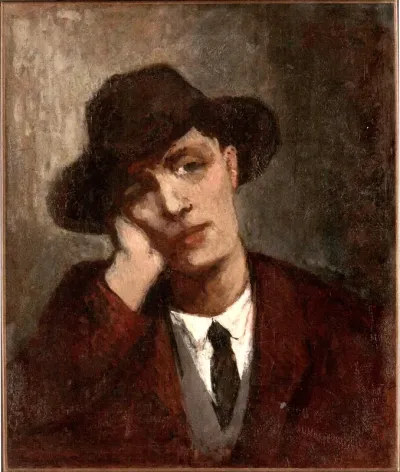 Self-portrait of Amedeo Modigliani