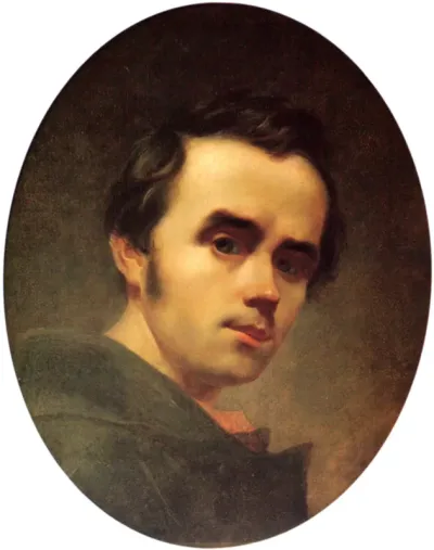 Self-portrait of Shevchenko (winter 1840/1841)