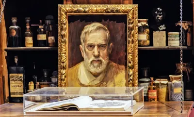 Self-portrait of the artist
