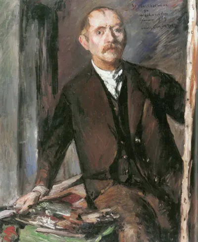 Self-Portrait on the Easel