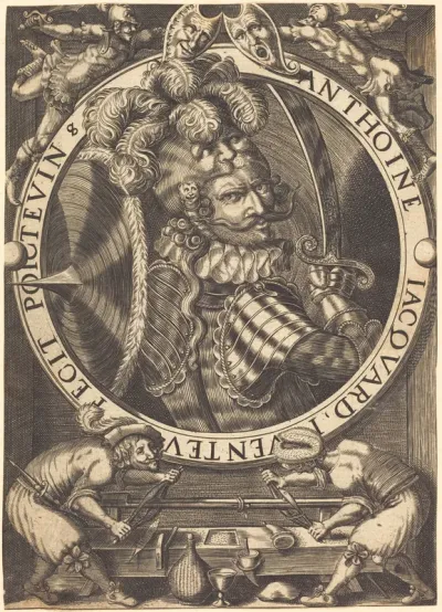 Self-Portrait (The Trade Card of Anthoine Jacquard)
