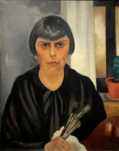 Self-Portrait with Brushes