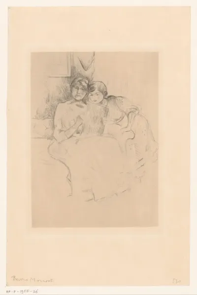 Self-Portrait with Julie Manet, known as ‘The Drawing Lesson’