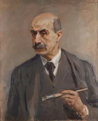 Self-portrait with Paintbrush