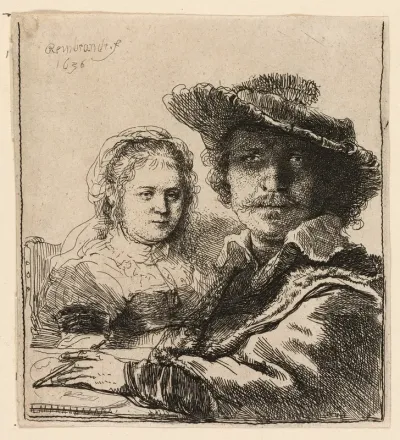 Self-Portrait with Saskia