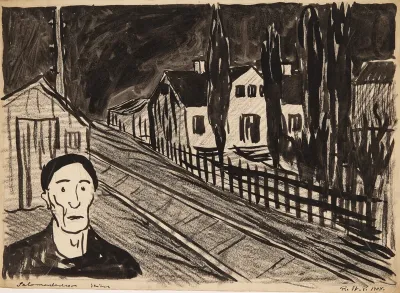 Selvmorderen. Skitse