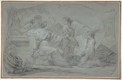 Semiramus Inspecting a Plan of Babylon