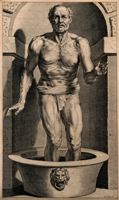 Seneca preparing his own death in his bath