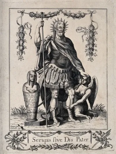 Serapis. Engraving by Colombo, 1791