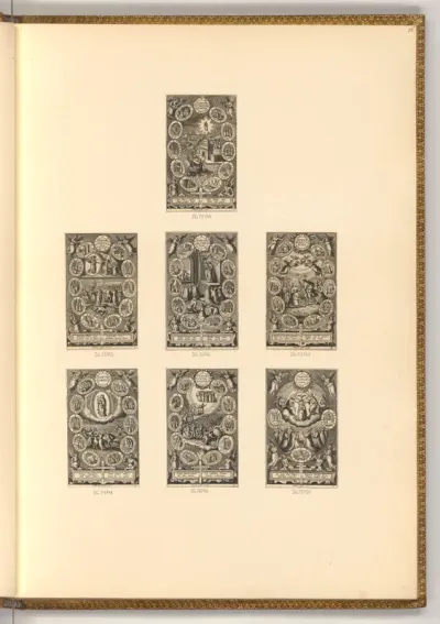 Serie von christlichen Allegorien
