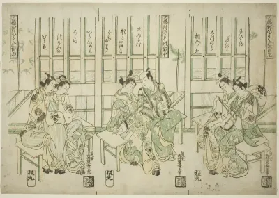 Set of Three, Love Birds in Three Kinds of Music (Sampukutsui hiyoku no san kyoku)