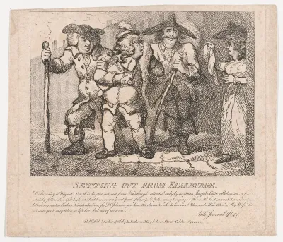 Setting out from Edinburgh (Picturesque Beauties of Boswell, Part the Second)