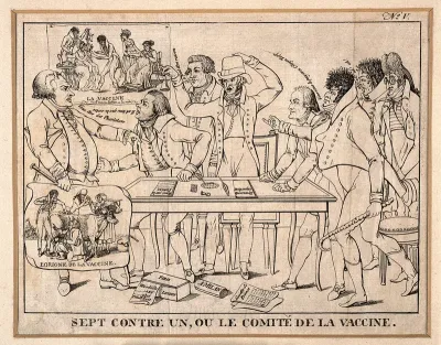 Seven members of the French committee on vaccination rail against Tapp, who resists the new discovery