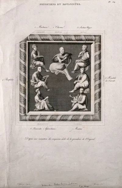 Seven named physicians and botanists of the ancient Greek world