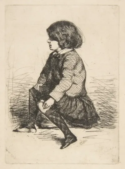 Seymour Seated (Seymour Haden, Jr., Seated)