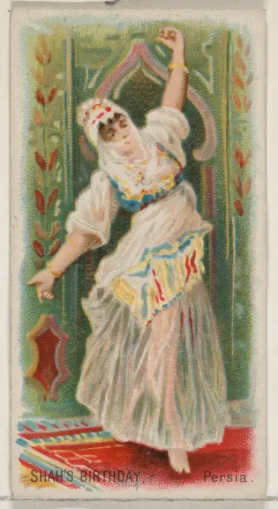 Shah's Birthday, Persia, from the Holidays series (N80) for Duke brand cigarettes