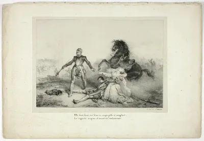 She Held in Her Arms the Corpse Pale and Bloody...