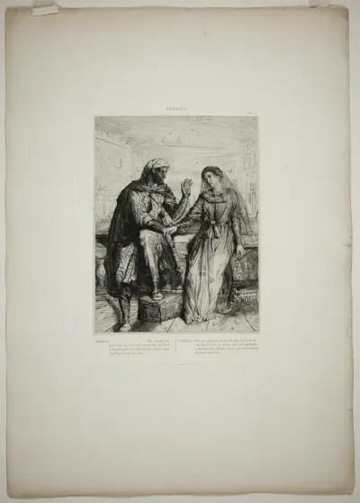 She Thank'd Me, plate two from Othello