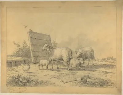 Sheep in a Landscape