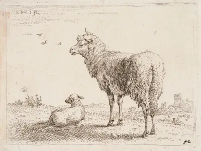 Sheep with Lamb