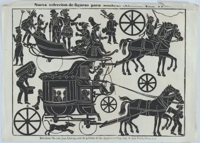 Sheet 13 of figures for Chinese shadow puppets