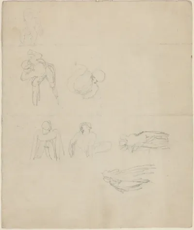 Sheet of Figures Studies