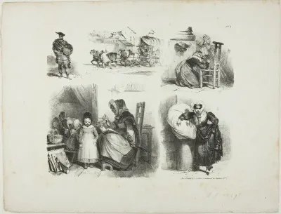 Sheet of Sketches