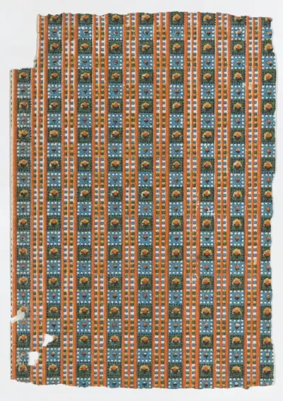 Sheet with an overall geometric pattern
