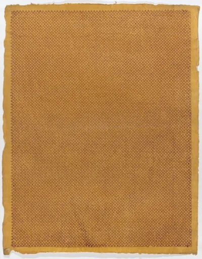 Sheet with an overall honeycomb pattern