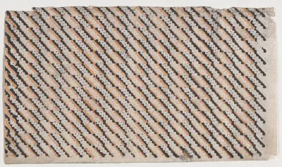 Sheet with diagonal stripe pattern