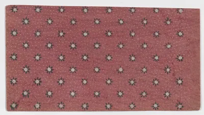 Sheet with dot and floral pattern