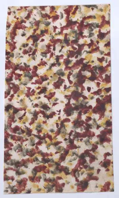 Sheet with marbled pattern