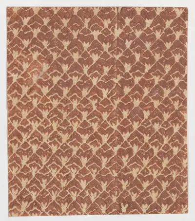 Sheet with overall abstract pattern