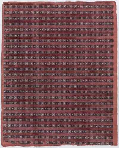 Sheet with overall geometric pattern