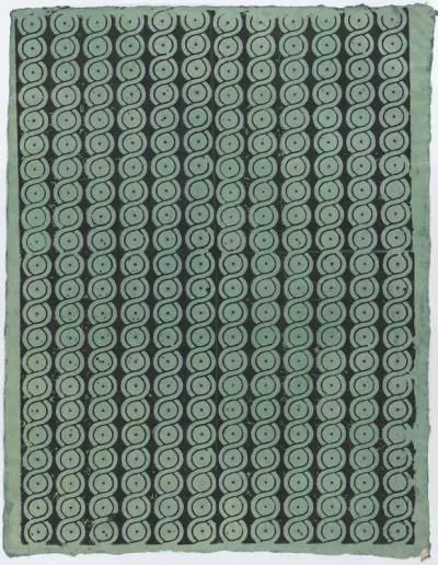 Sheet with overall guilloche pattern