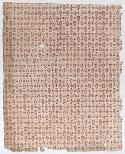 Sheet with overall pattern of various kinds of dots