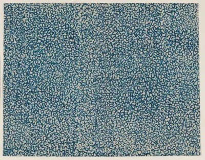 Sheet with overall squiggly line pattern